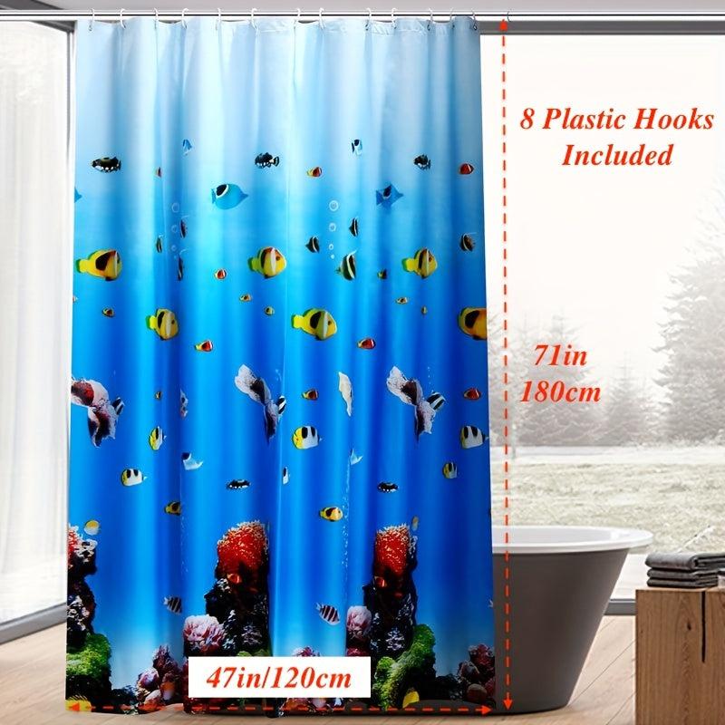 Underwater World Shower Curtain - Perfect Bathroom Decor
