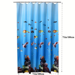Underwater World Shower Curtain - Perfect Bathroom Decor