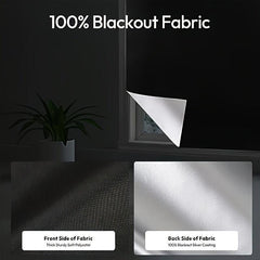 Blackout Roller Shades Cordless Window Blinds Thermal Insulated UV Protection