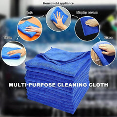 10pcs Soft Microfiber Towels Washcloths Highly Absorbent Cleaning Cloth