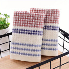 4pc Soft & Absorbent Striped Hand Towel for Home Bathroom 13x29in