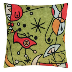 Impressionism Throw Pillow Covers Embroidery Visual Abstract Printed Pillowcase