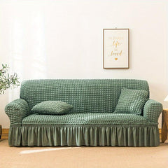 Universal Stretch Sofa Cover with Skirt - Protect Your Furniture