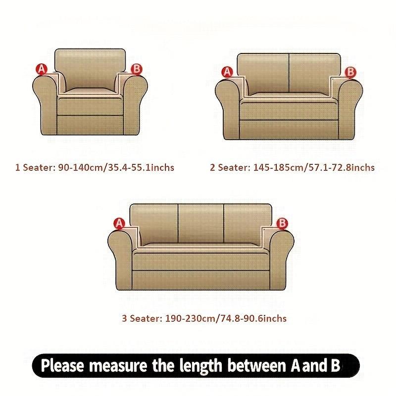 Universal Stretch Sofa Cover with Skirt - Protect Your Furniture