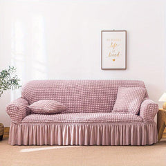 Universal Stretch Sofa Cover with Skirt - Protect Your Furniture