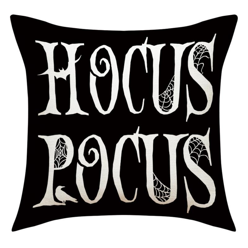 1pc Linen Throw Pillow Covers Printed Throw Pillowcase