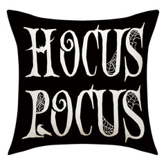 1pc Linen Throw Pillow Covers Printed Throw Pillowcase