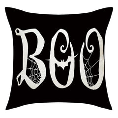 1pc Linen Throw Pillow Covers Printed Throw Pillowcase