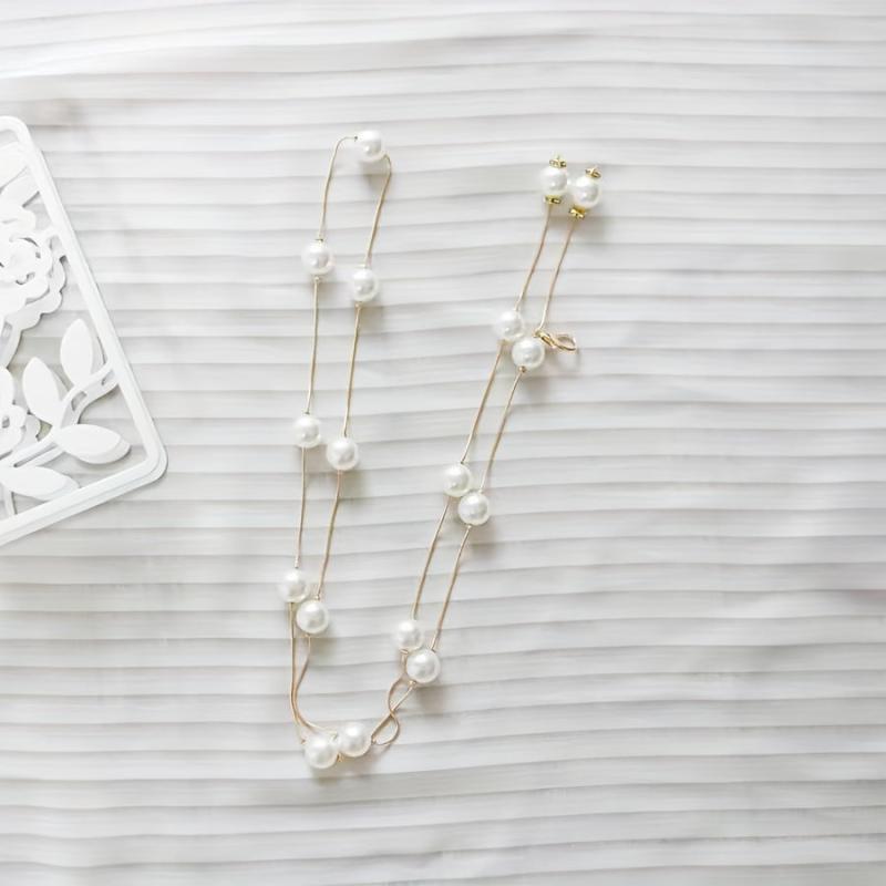 Faux Pearl Curtain Tieback for Home Hotel Dormitory