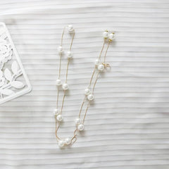 Faux Pearl Curtain Tieback for Home Hotel Dormitory
