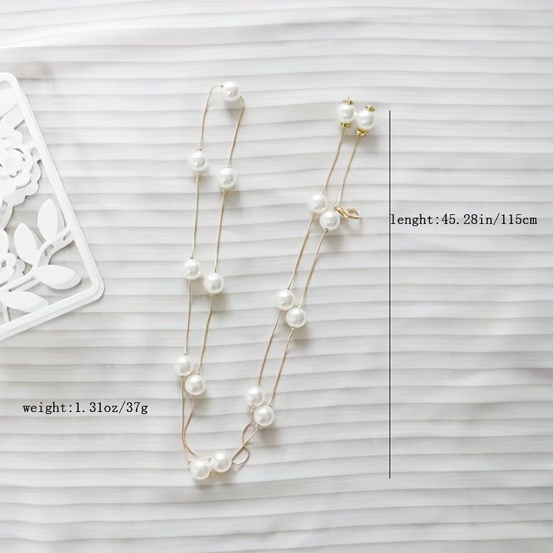 Faux Pearl Curtain Tieback for Home Hotel Dormitory