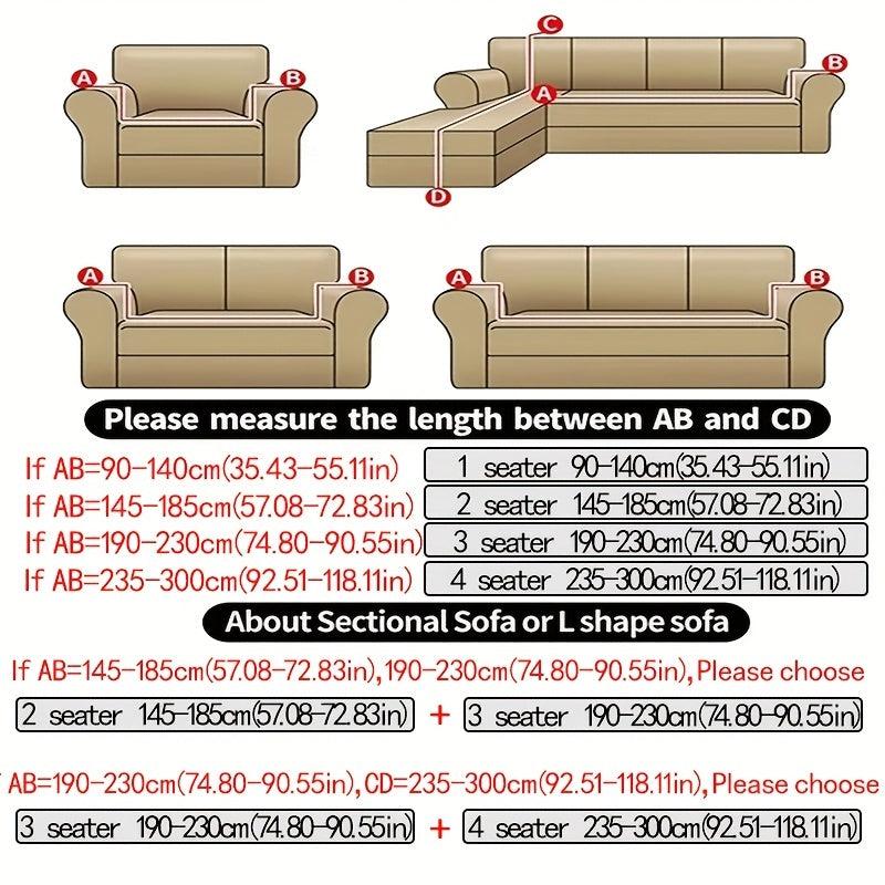 Elastic Sofa Slipcover Four Seasons Universal Printed Sofa Cover