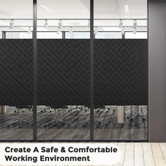 Static Cling Blackout Window Film UV Blocking Window Darkening Film