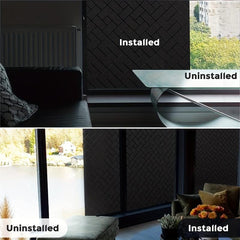 Static Cling Blackout Window Film UV Blocking Window Darkening Film