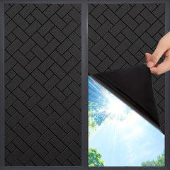 Static Cling Blackout Window Film UV Blocking Window Darkening Film