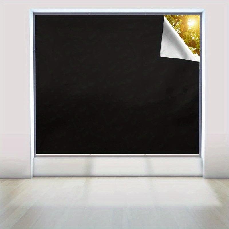 1pc DIY Blackout Curtains Portable Window Curtain Shade Self adhesive