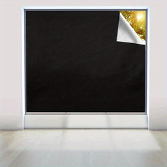 1pc DIY Blackout Curtains Portable Window Curtain Shade Self adhesive