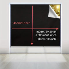 1pc DIY Blackout Curtains Portable Window Curtain Shade Self adhesive
