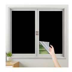 1pc DIY Blackout Curtains Portable Window Curtain Shade Self adhesive