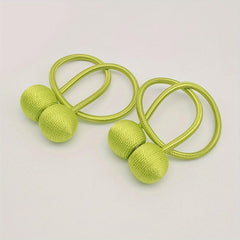 2pc Magnetic Decorative Binding Rope Magnetic Buckle Curtain Tieback