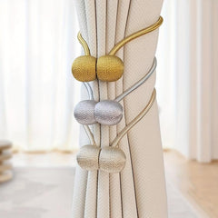 2pc Magnetic Decorative Binding Rope Magnetic Buckle Curtain Tieback