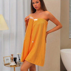 Quick Drying Bralette Bath Towel with Stickers & Elastic Band in 4 Options