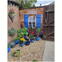 Polyester Waterproof 3D Garden Shower Curtain 182x182cm with 12 Hooks