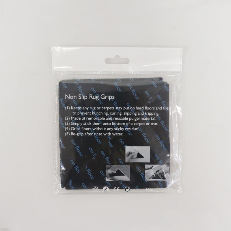 4pcs Carpet Non-slip Stickers Washable Reusable Nano PU Self-adhesive