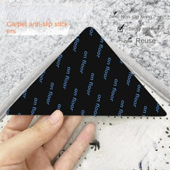 4pcs Carpet Non-slip Stickers Washable Reusable Nano PU Self-adhesive