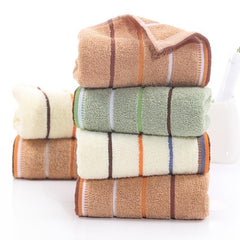 3pcs Cotton Striped Pattern Hand Towel Quick Dry Towel