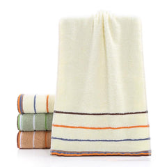 3pcs Cotton Striped Pattern Hand Towel Quick Dry Towel