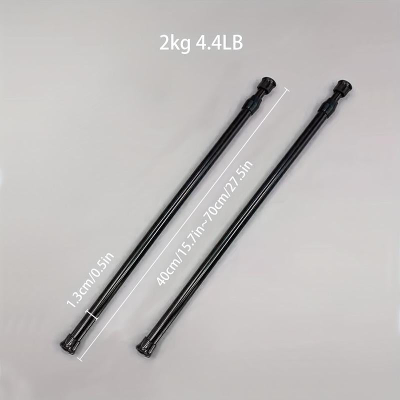 Non Slip Telescopic Rod for Easy Storage High Carbon Steel Multifunctional Rod
