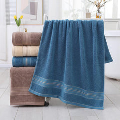 Soft Absorbent Cotton Bath Towel 27x55 Inches for Adults