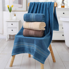 Soft Absorbent Cotton Bath Towel 27x55 Inches for Adults