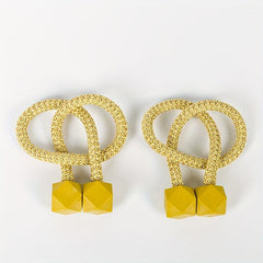 2pcs Magnetic Curtain Tieback Punch Convenient Drape Tieback