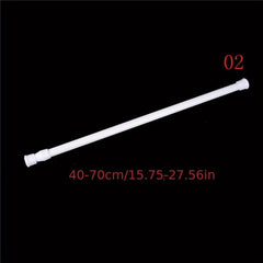 Adjustable Metal Curtain Rod for Bathroom and Shower