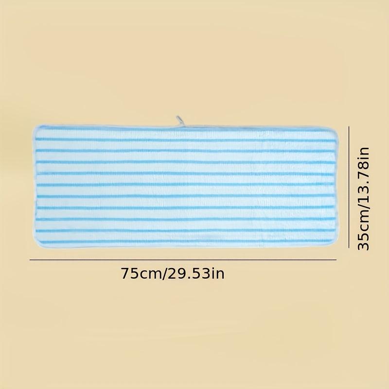 Striped Pattern Hand Towel Coral Fleece Soft Skin-friendly Absorbent