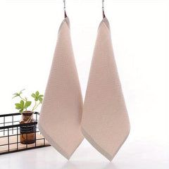 5pcs Cotton Dish Cloths Waffle Checkered Washcloth Face Towel 33.02cm