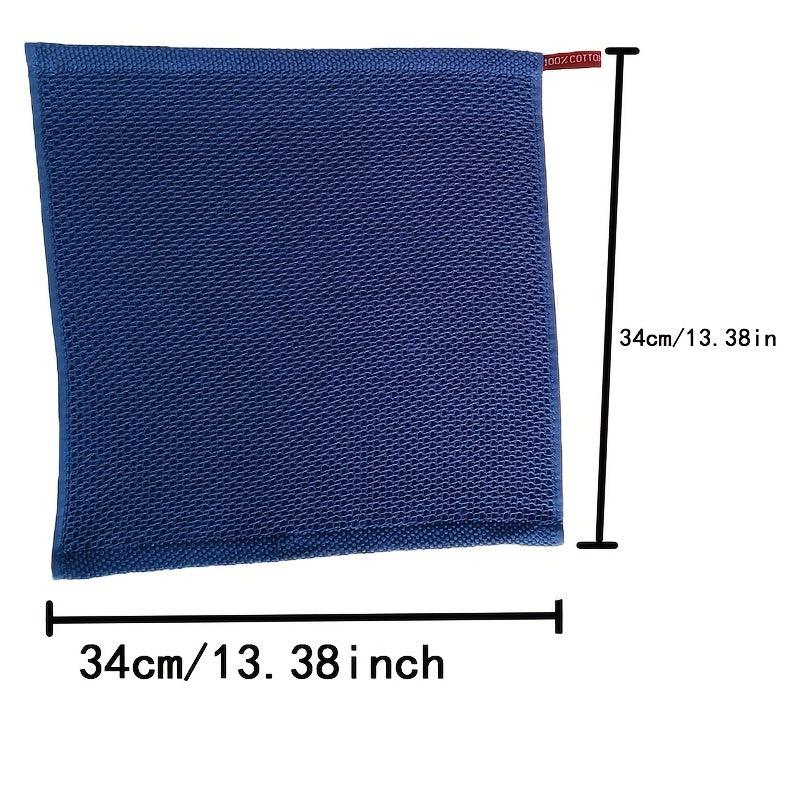 5pcs Cotton Dish Cloths Waffle Checkered Washcloth Face Towel 33.02cm