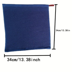 5pcs Cotton Dish Cloths Waffle Checkered Washcloth Face Towel 33.02cm