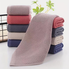 5pcs Cotton Dish Cloths Waffle Checkered Washcloth Face Towel 33.02cm