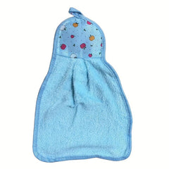 2pcs Coral Fleece Kitchen & Bathroom Towels