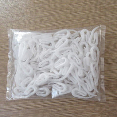 50pcs 6 Shape Curtain Hooks Window Hanger Curtain Poles Tracks Plastic Hooks