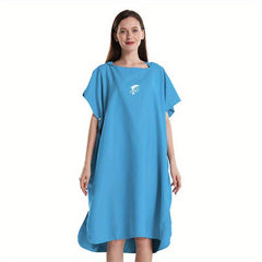 Quick Drying Hooded Bathrobe Towel with Large Cuff