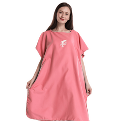 Quick Drying Hooded Bathrobe Towel with Large Cuff