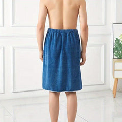 Men's Adjustable Elastic Bath Towel Soft Skin Friendly Shower Skirt
