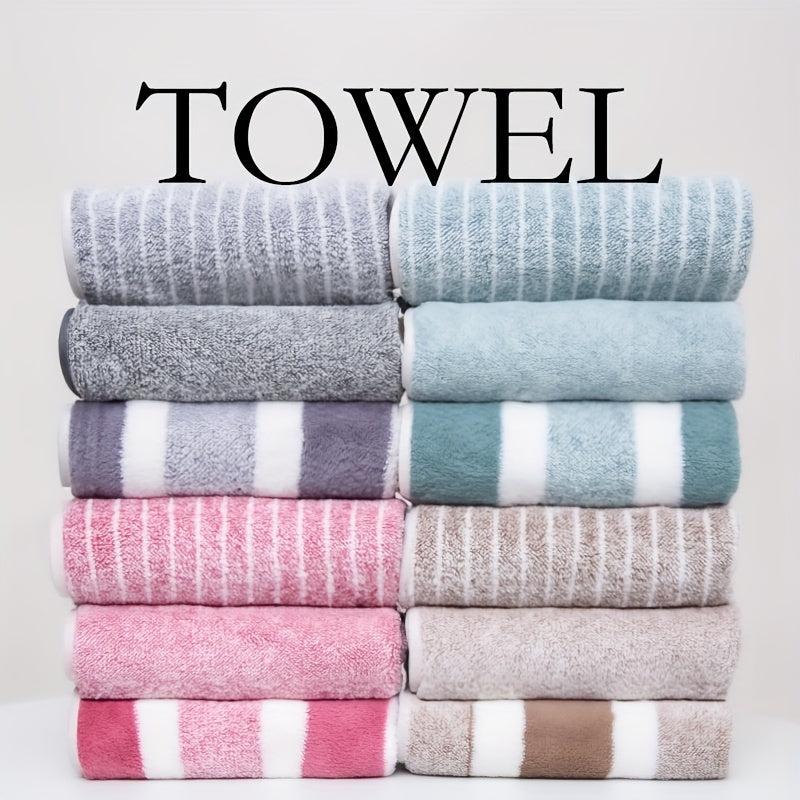 3pcs Coral Fleece Hand Towels Set Soft Absorbent Face Towel