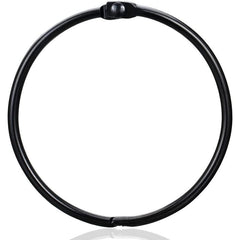 12pcs Stainless Steel Shower Curtain Rings Bathroom Hanging Large Round Hooks