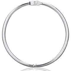 12pcs Stainless Steel Shower Curtain Rings Bathroom Hanging Large Round Hooks