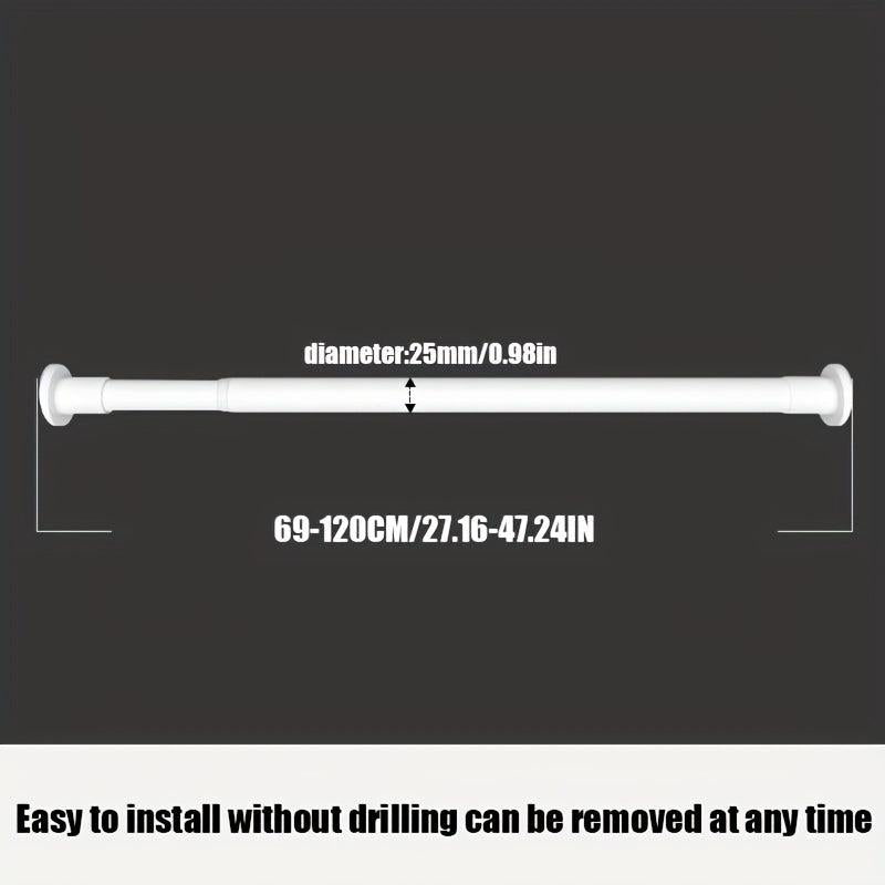 Stainless Steel Telescopic Rod for Installation and Drying